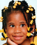 Close-up photo of missing child Lenoria Jones